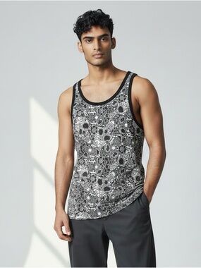 Iron Fist Men’s Sugar Coma Graphic Tank In Black And White